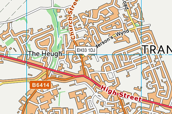 EH33 1DJ map - OS VectorMap District (Ordnance Survey) EH33 1DJ map - OS VectorMap District (Ordnance Survey)