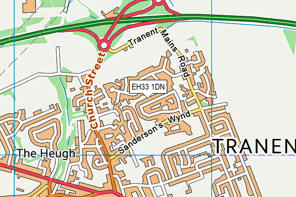 EH33 1DN map - OS VectorMap District (Ordnance Survey) EH33 1DN map - OS VectorMap District (Ordnance Survey)