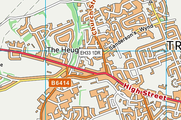 EH33 1DR map - OS VectorMap District (Ordnance Survey) EH33 1DR map - OS VectorMap District (Ordnance Survey)