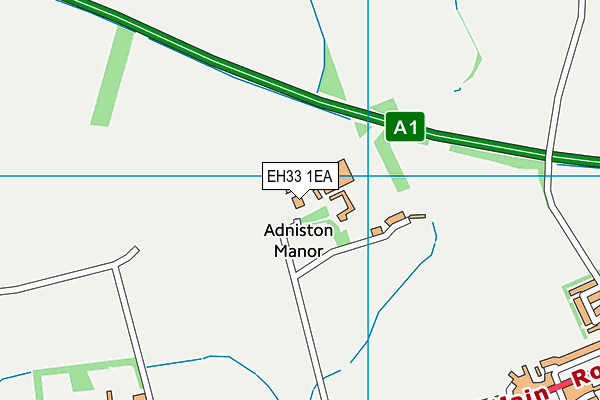 EH33 1EA map - OS VectorMap District (Ordnance Survey) EH33 1EA map - OS VectorMap District (Ordnance Survey)