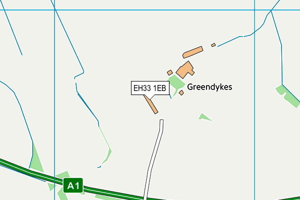 EH33 1EB map - OS VectorMap District (Ordnance Survey) EH33 1EB map - OS VectorMap District (Ordnance Survey)