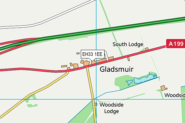 EH33 1EE map - OS VectorMap District (Ordnance Survey) EH33 1EE map - OS VectorMap District (Ordnance Survey)