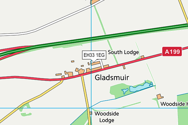EH33 1EG map - OS VectorMap District (Ordnance Survey) EH33 1EG map - OS VectorMap District (Ordnance Survey)