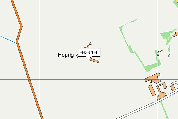 EH33 1EL map - OS VectorMap District (Ordnance Survey) EH33 1EL map - OS VectorMap District (Ordnance Survey)