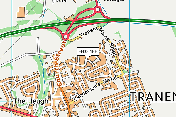 EH33 1FE map - OS VectorMap District (Ordnance Survey) EH33 1FE map - OS VectorMap District (Ordnance Survey)