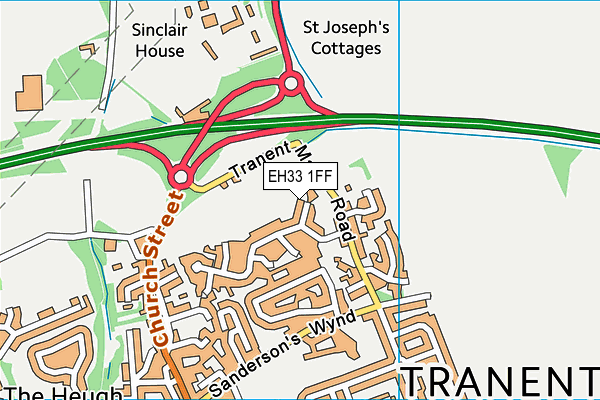 EH33 1FF map - OS VectorMap District (Ordnance Survey) EH33 1FF map - OS VectorMap District (Ordnance Survey)
