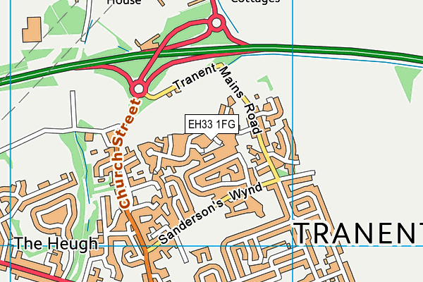 EH33 1FG map - OS VectorMap District (Ordnance Survey) EH33 1FG map - OS VectorMap District (Ordnance Survey)