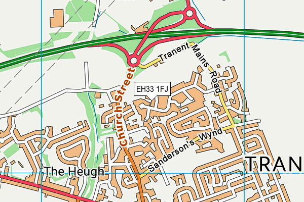 EH33 1FJ map - OS VectorMap District (Ordnance Survey) EH33 1FJ map - OS VectorMap District (Ordnance Survey)