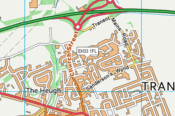 EH33 1FL map - OS VectorMap District (Ordnance Survey) EH33 1FL map - OS VectorMap District (Ordnance Survey)