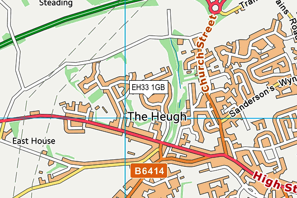 EH33 1GB map - OS VectorMap District (Ordnance Survey) EH33 1GB map - OS VectorMap District (Ordnance Survey)