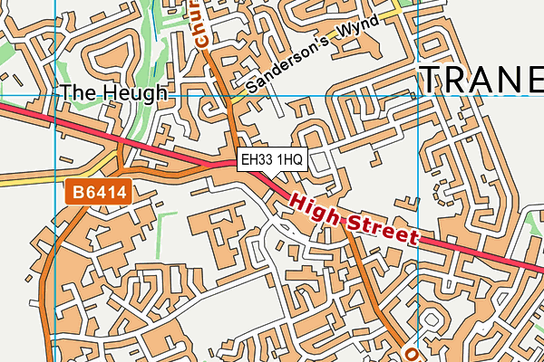 EH33 1HQ map - OS VectorMap District (Ordnance Survey) EH33 1HQ map - OS VectorMap District (Ordnance Survey)