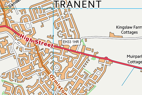 EH33 1HR map - OS VectorMap District (Ordnance Survey) EH33 1HR map - OS VectorMap District (Ordnance Survey)