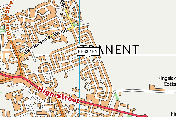 EH33 1HY map - OS VectorMap District (Ordnance Survey) EH33 1HY map - OS VectorMap District (Ordnance Survey)