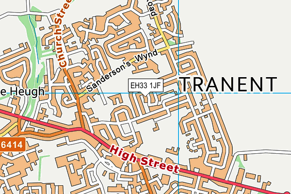 EH33 1JF map - OS VectorMap District (Ordnance Survey) EH33 1JF map - OS VectorMap District (Ordnance Survey)