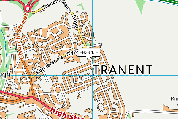 EH33 1JH map - OS VectorMap District (Ordnance Survey) EH33 1JH map - OS VectorMap District (Ordnance Survey)
