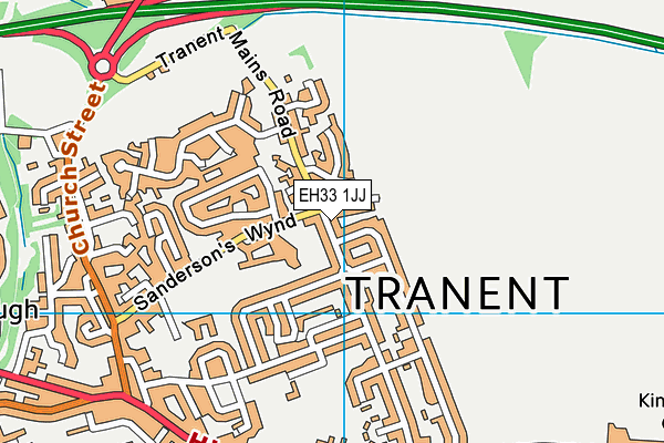 EH33 1JJ map - OS VectorMap District (Ordnance Survey) EH33 1JJ map - OS VectorMap District (Ordnance Survey)
