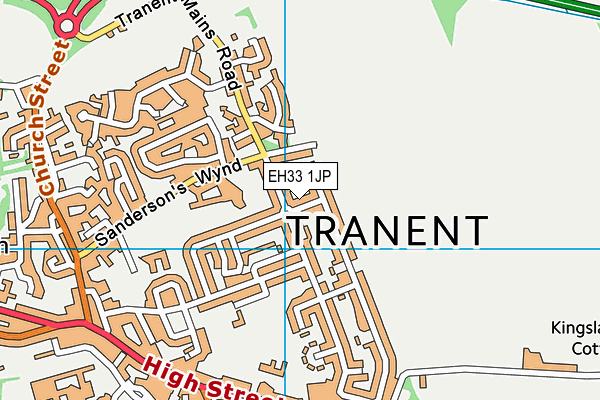 EH33 1JP map - OS VectorMap District (Ordnance Survey) EH33 1JP map - OS VectorMap District (Ordnance Survey)