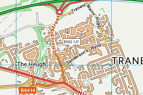 EH33 1JY map - OS VectorMap District (Ordnance Survey) EH33 1JY map - OS VectorMap District (Ordnance Survey)