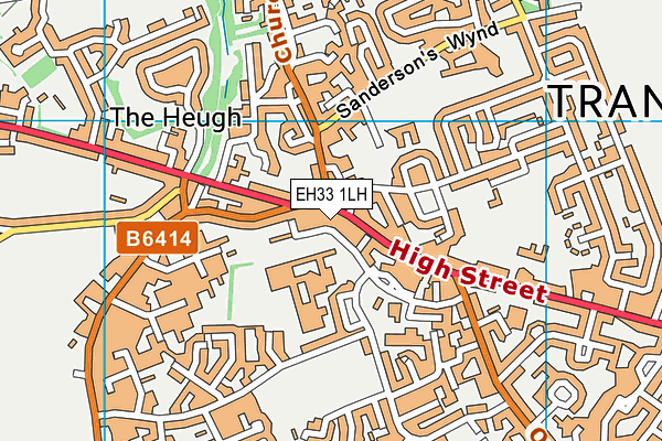 EH33 1LH map - OS VectorMap District (Ordnance Survey) EH33 1LH map - OS VectorMap District (Ordnance Survey)