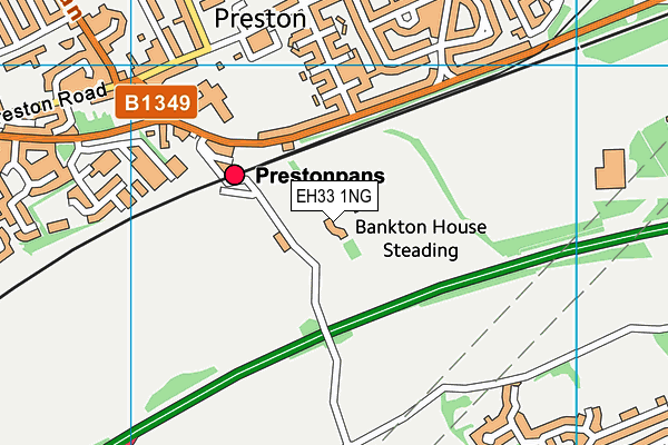 EH33 1NG map - OS VectorMap District (Ordnance Survey) EH33 1NG map - OS VectorMap District (Ordnance Survey)