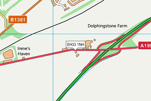 EH33 1NH map - OS VectorMap District (Ordnance Survey) EH33 1NH map - OS VectorMap District (Ordnance Survey)