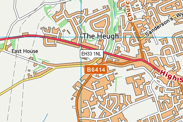 EH33 1NL map - OS VectorMap District (Ordnance Survey) EH33 1NL map - OS VectorMap District (Ordnance Survey)