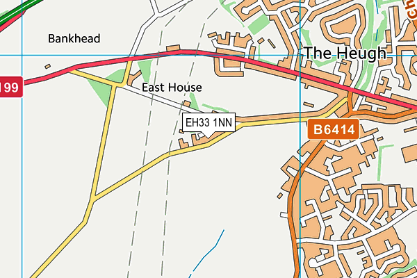 EH33 1NN map - OS VectorMap District (Ordnance Survey) EH33 1NN map - OS VectorMap District (Ordnance Survey)
