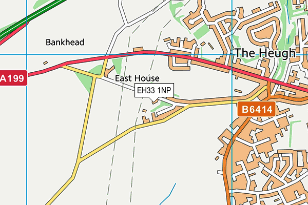 EH33 1NP map - OS VectorMap District (Ordnance Survey) EH33 1NP map - OS VectorMap District (Ordnance Survey)