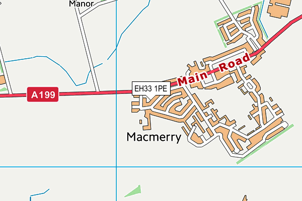 EH33 1PE map - OS VectorMap District (Ordnance Survey) EH33 1PE map - OS VectorMap District (Ordnance Survey)