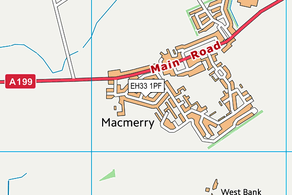 EH33 1PF map - OS VectorMap District (Ordnance Survey) EH33 1PF map - OS VectorMap District (Ordnance Survey)