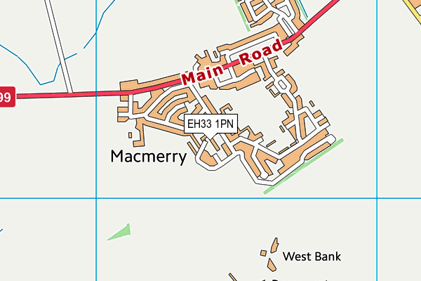EH33 1PN map - OS VectorMap District (Ordnance Survey) EH33 1PN map - OS VectorMap District (Ordnance Survey)