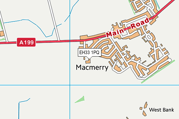 EH33 1PQ map - OS VectorMap District (Ordnance Survey) EH33 1PQ map - OS VectorMap District (Ordnance Survey)