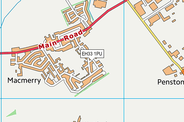 EH33 1PU map - OS VectorMap District (Ordnance Survey) EH33 1PU map - OS VectorMap District (Ordnance Survey)