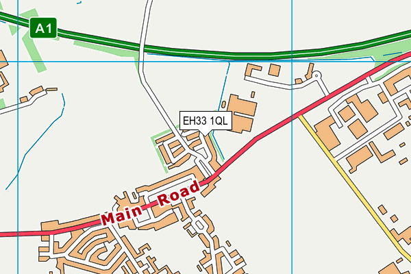 EH33 1QL map - OS VectorMap District (Ordnance Survey) EH33 1QL map - OS VectorMap District (Ordnance Survey)