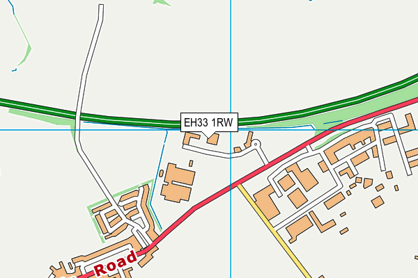 EH33 1RW map - OS VectorMap District (Ordnance Survey) EH33 1RW map - OS VectorMap District (Ordnance Survey)