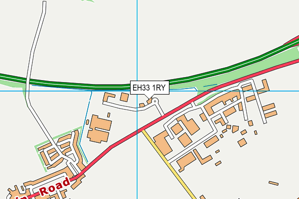 EH33 1RY map - OS VectorMap District (Ordnance Survey) EH33 1RY map - OS VectorMap District (Ordnance Survey)