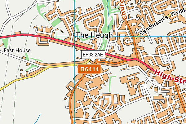 EH33 2AE map - OS VectorMap District (Ordnance Survey) EH33 2AE map - OS VectorMap District (Ordnance Survey)