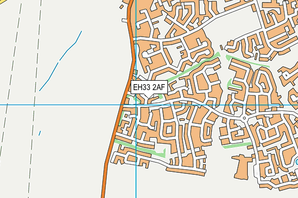 EH33 2AF map - OS VectorMap District (Ordnance Survey) EH33 2AF map - OS VectorMap District (Ordnance Survey)