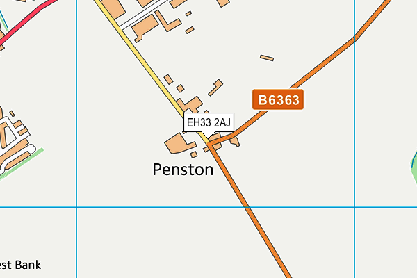EH33 2AJ map - OS VectorMap District (Ordnance Survey) EH33 2AJ map - OS VectorMap District (Ordnance Survey)