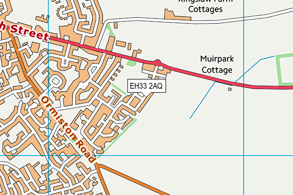 EH33 2AQ map - OS VectorMap District (Ordnance Survey) EH33 2AQ map - OS VectorMap District (Ordnance Survey)
