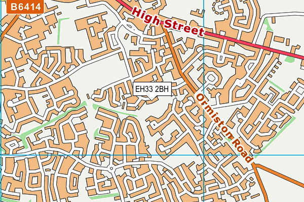 EH33 2BH map - OS VectorMap District (Ordnance Survey) EH33 2BH map - OS VectorMap District (Ordnance Survey)