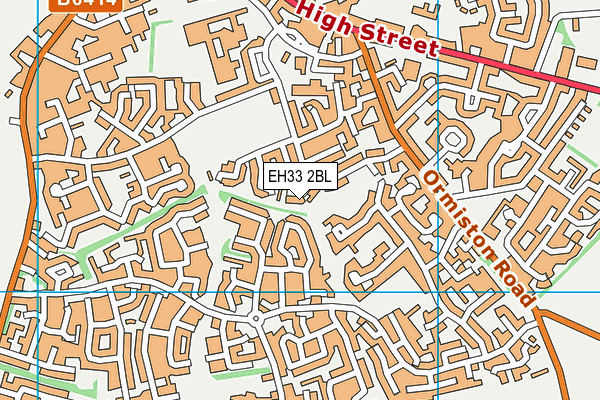 EH33 2BL map - OS VectorMap District (Ordnance Survey) EH33 2BL map - OS VectorMap District (Ordnance Survey)