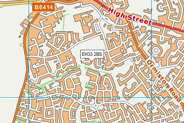 EH33 2BS map - OS VectorMap District (Ordnance Survey) EH33 2BS map - OS VectorMap District (Ordnance Survey)