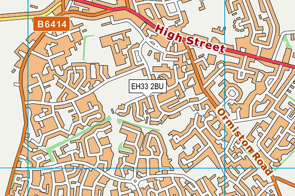 EH33 2BU map - OS VectorMap District (Ordnance Survey) EH33 2BU map - OS VectorMap District (Ordnance Survey)