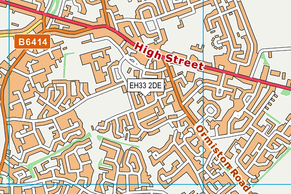 EH33 2DE map - OS VectorMap District (Ordnance Survey) EH33 2DE map - OS VectorMap District (Ordnance Survey)