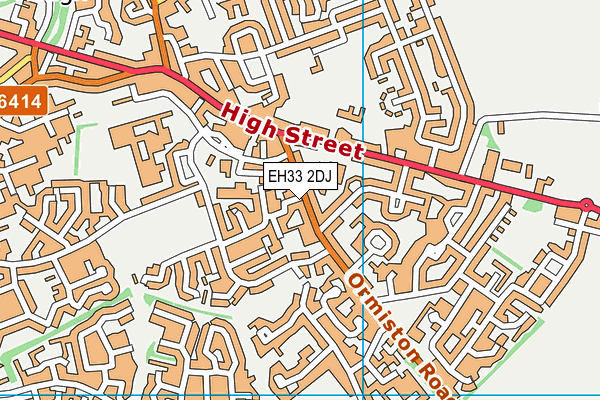 EH33 2DJ map - OS VectorMap District (Ordnance Survey) EH33 2DJ map - OS VectorMap District (Ordnance Survey)