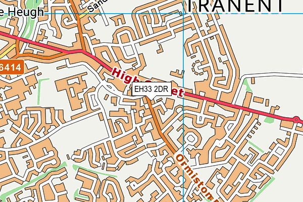 EH33 2DR map - OS VectorMap District (Ordnance Survey) EH33 2DR map - OS VectorMap District (Ordnance Survey)