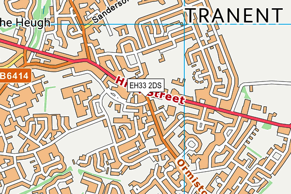 EH33 2DS map - OS VectorMap District (Ordnance Survey) EH33 2DS map - OS VectorMap District (Ordnance Survey)