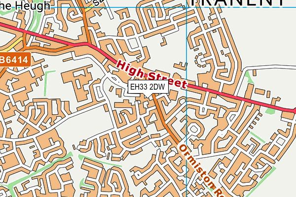 EH33 2DW map - OS VectorMap District (Ordnance Survey) EH33 2DW map - OS VectorMap District (Ordnance Survey)