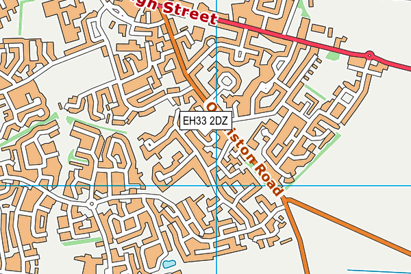 EH33 2DZ map - OS VectorMap District (Ordnance Survey) EH33 2DZ map - OS VectorMap District (Ordnance Survey)